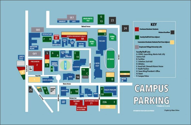 Updated Parking Map