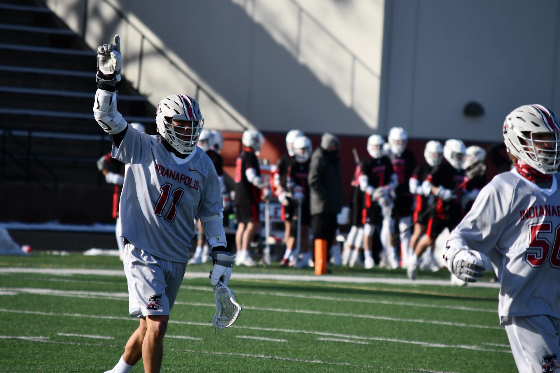 No. 9 ranked UIndy Men’s Lacrosse secures season-opening win over Lewis