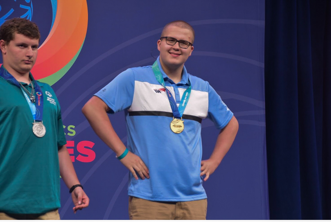 UIndy swimmer Liam Price takes gold in Special Olympics USA Games