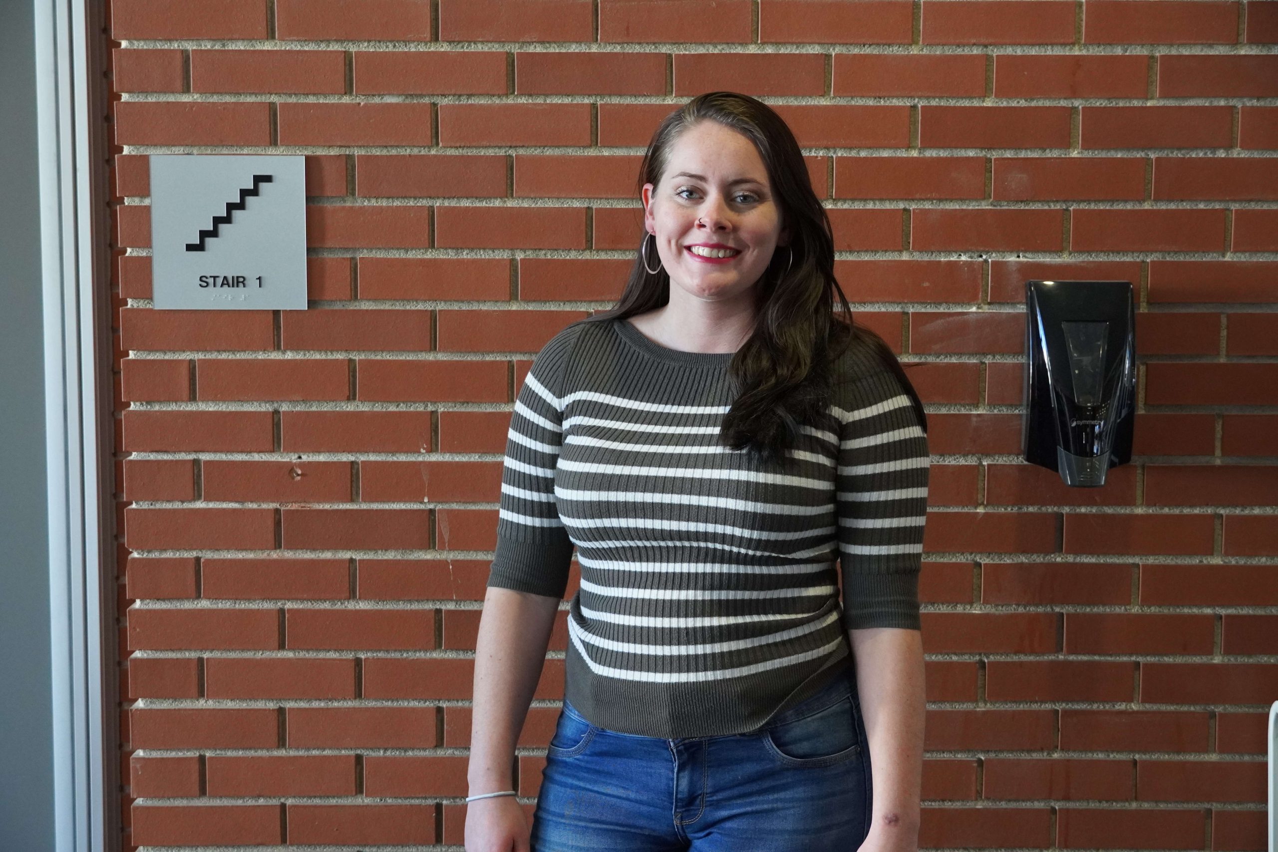 Senior Lainey Willis gives presentations about creating a positive