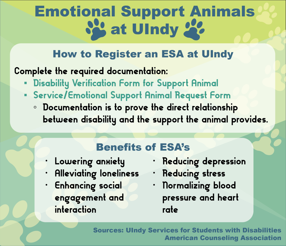 UIndy should be supportive of Emotional Support Animals The Reflector