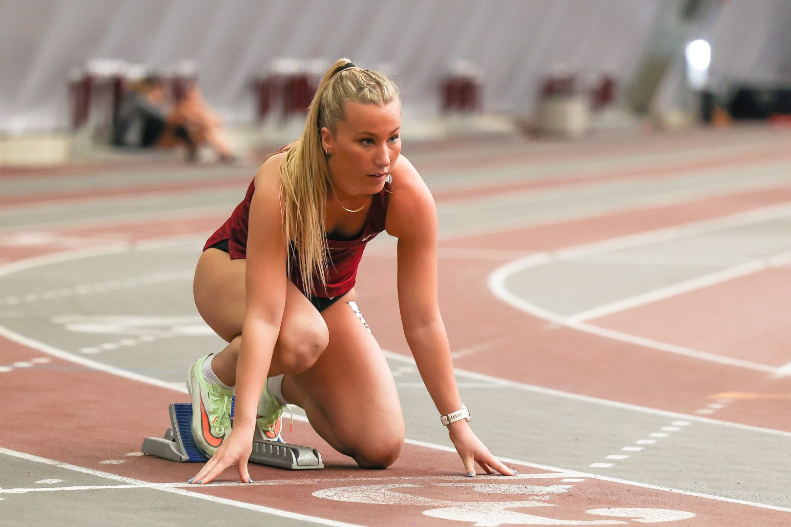 UIndy Track and Field competes on campus in the indoor GLVC