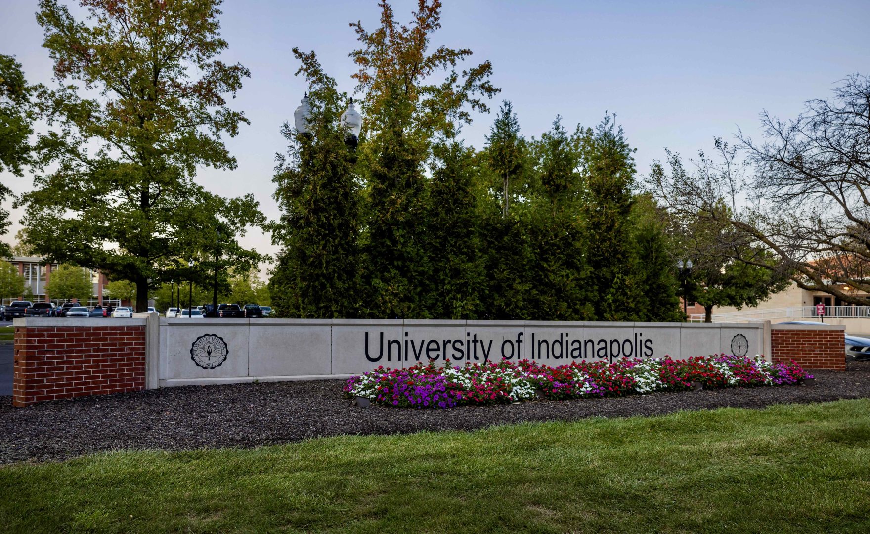 University of Indianapolis sign