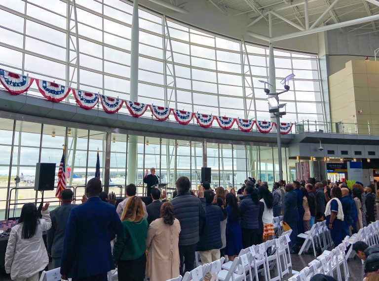 Indianapolis airport hosting naturalization ceremony