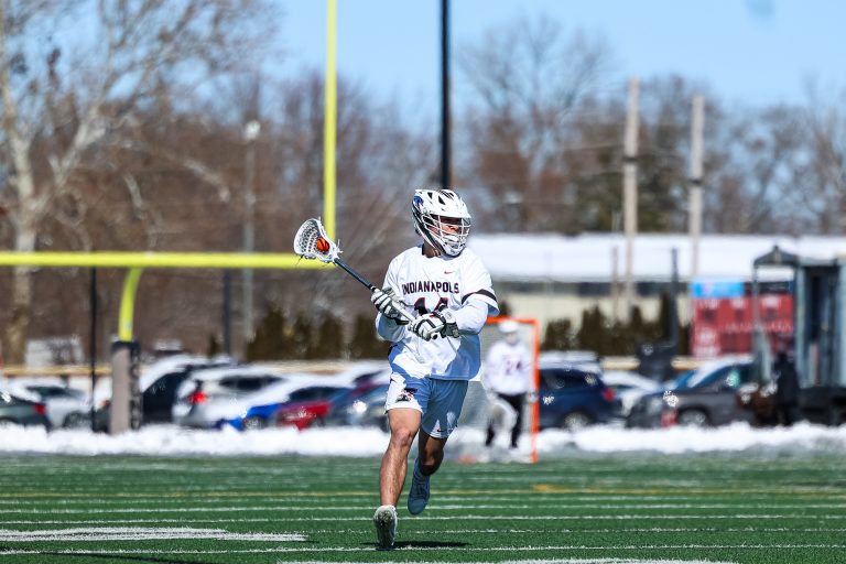 Man playing Lacrosse
