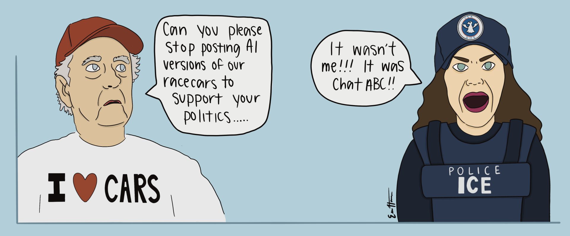 Speedway slammer graphic