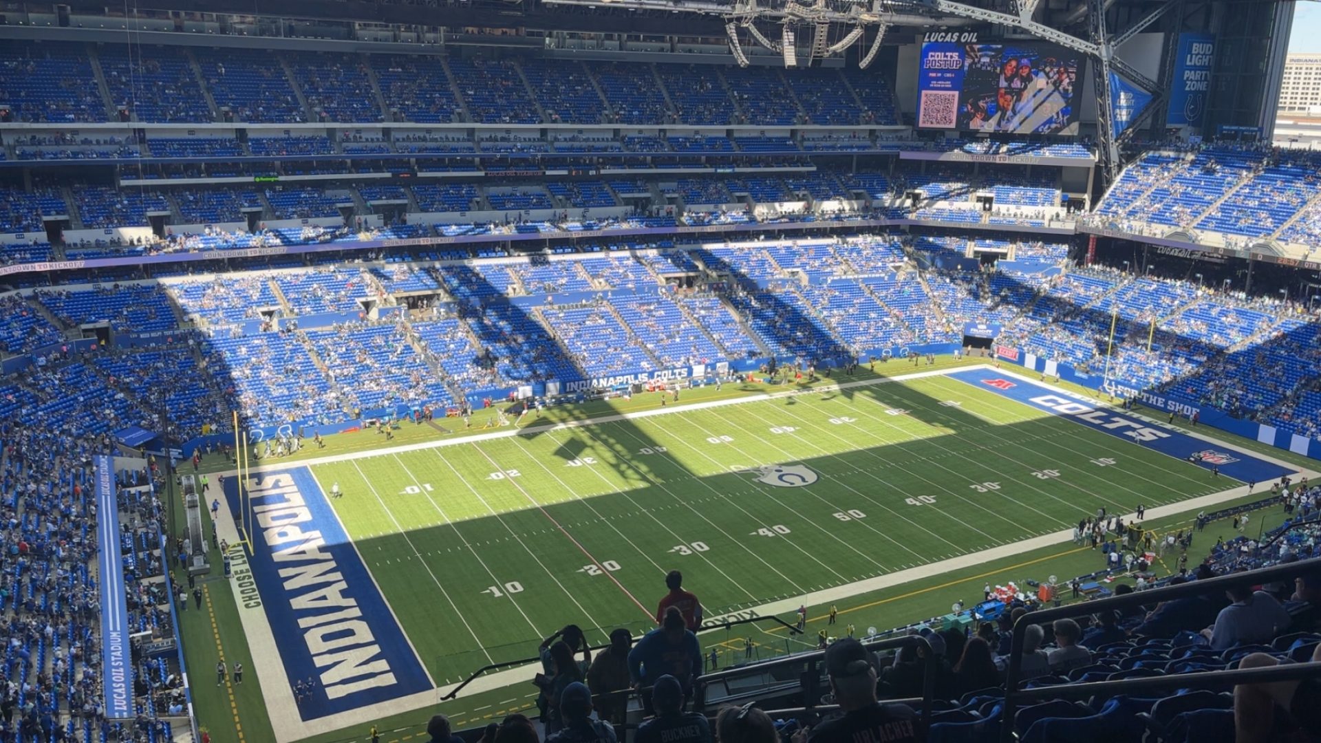 Lucas Oil Stadium interior